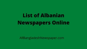 List of Albanian Newspapers Online