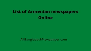 List of Armenian newspapers Online