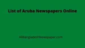 List of Aruba Newspapers Online