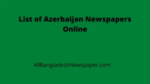 List of Azerbaijan Newspapers Online